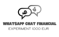 WhatsApp Chat Financial Experiment 1000 eur Affiliate image